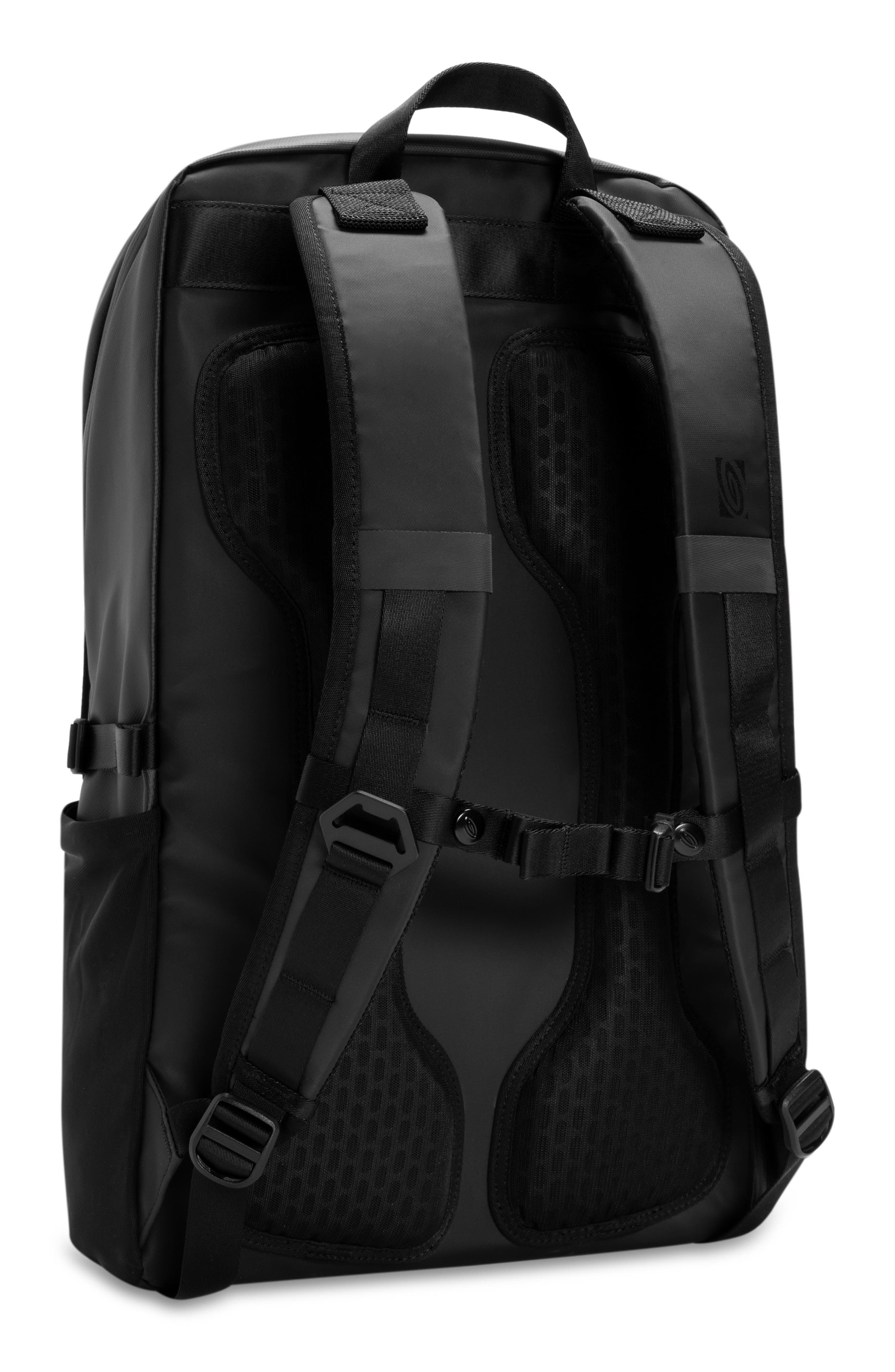 Especial Scope Expandable Black Backpack, Alternate, color, JET BLACK