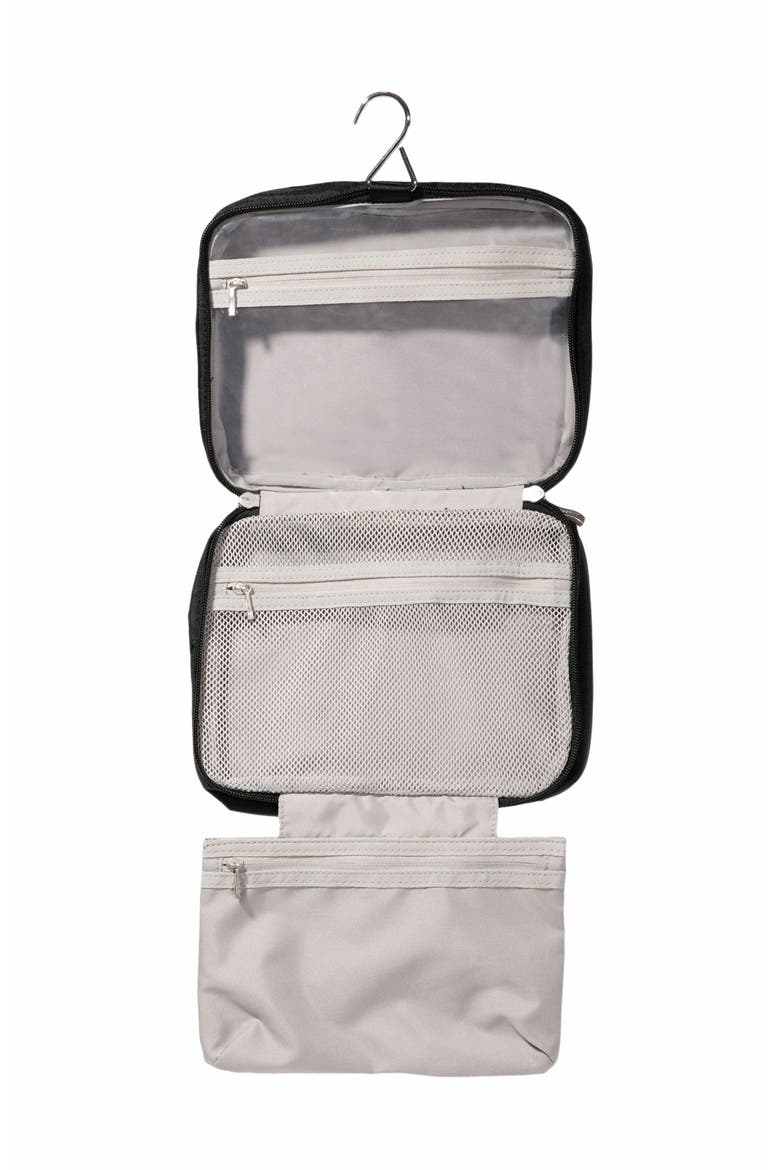 Hanging Travel Toiletry Kit, Alternate, color, BLACK