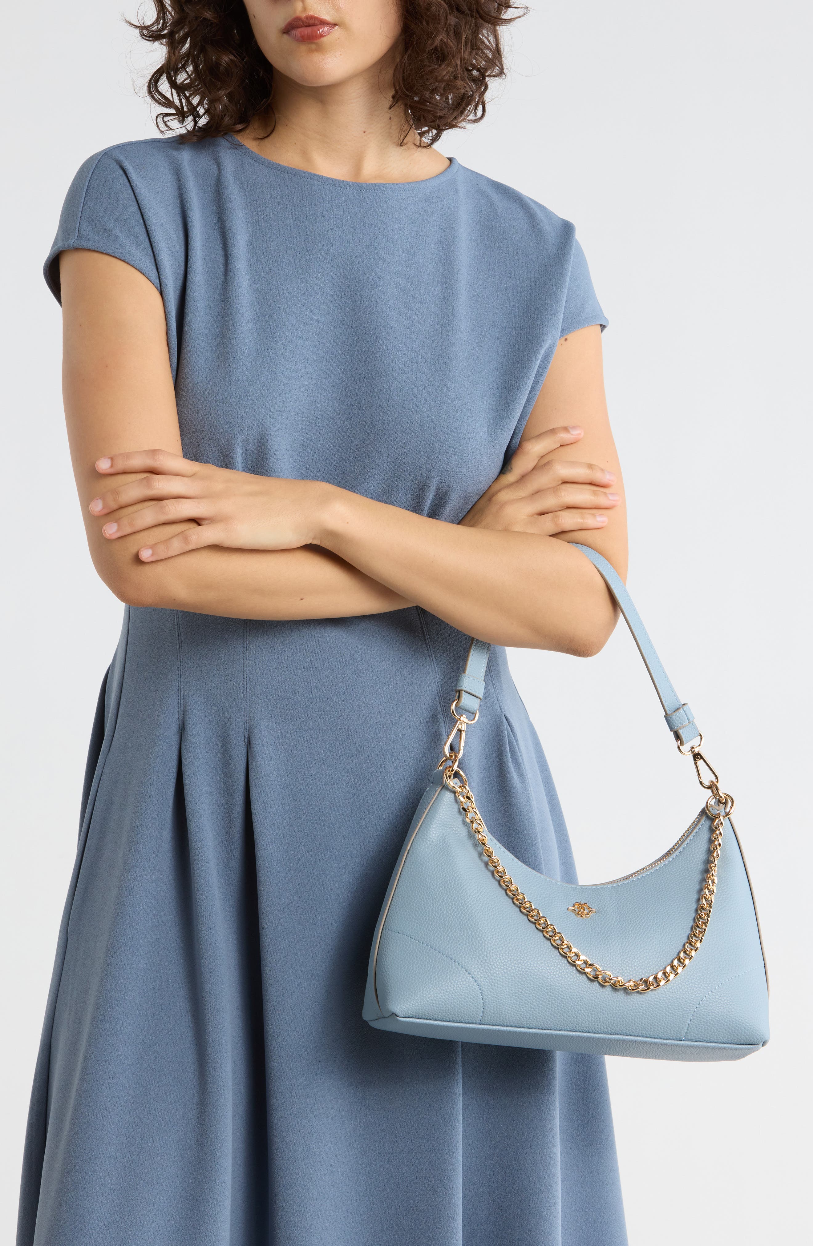 Nanette Lepore Jorgette Baguette Shoulder Bag, Alternate, color, 