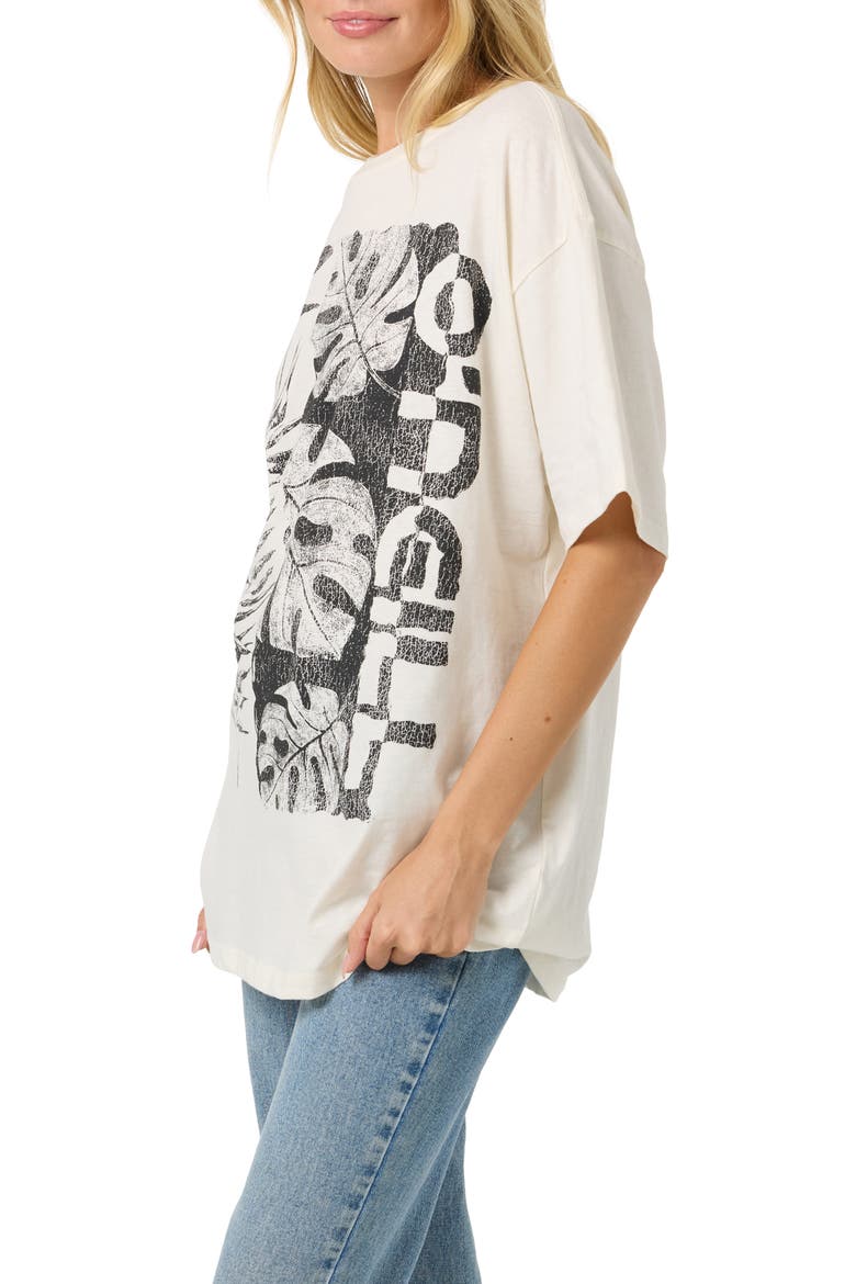 Monsterra Oversized Graphic T-Shirt, Alternate, color, TOFU