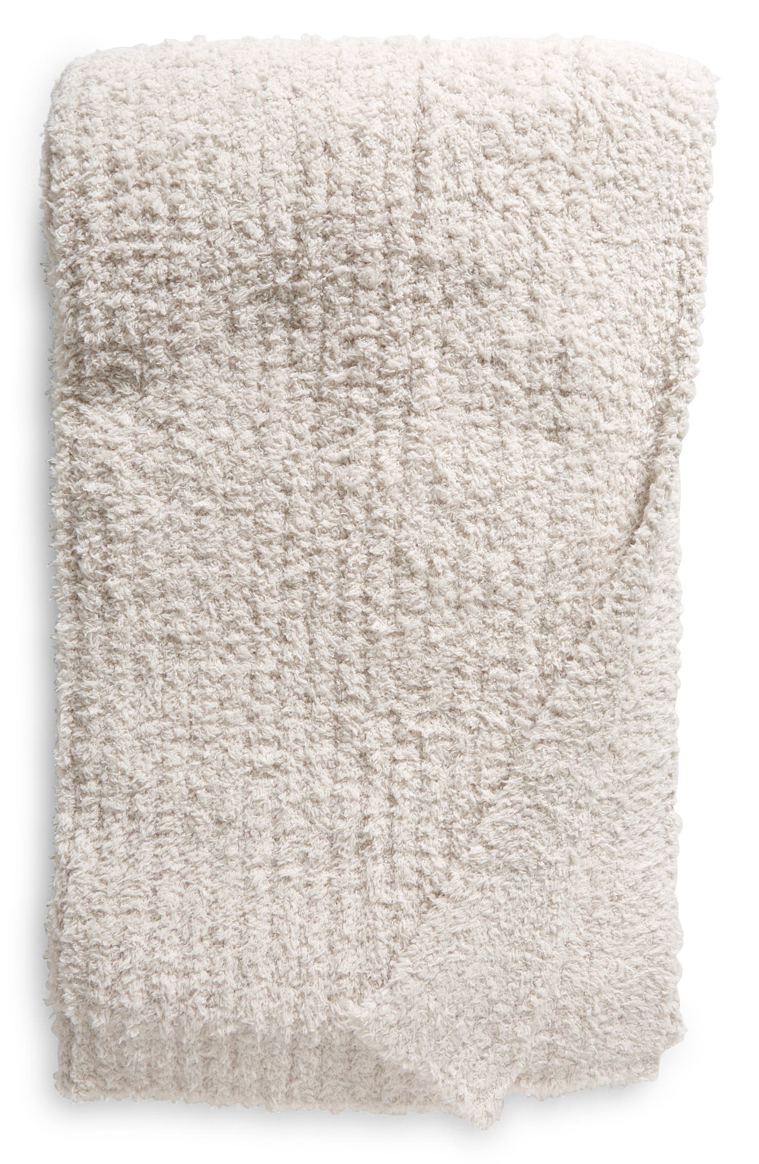 Barefoot Dreams® CozyChic™ Rib Throw Blanket - Almond