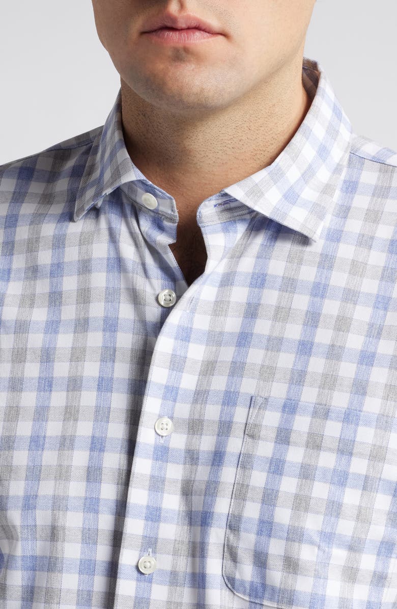 johnnie-O McArthur Check Performance Button-Down Shirt, Alternate, color, 
