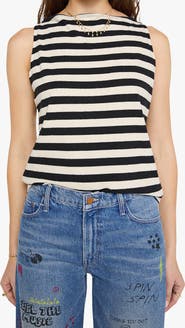 MOTHER The Even Keel Striped Tank