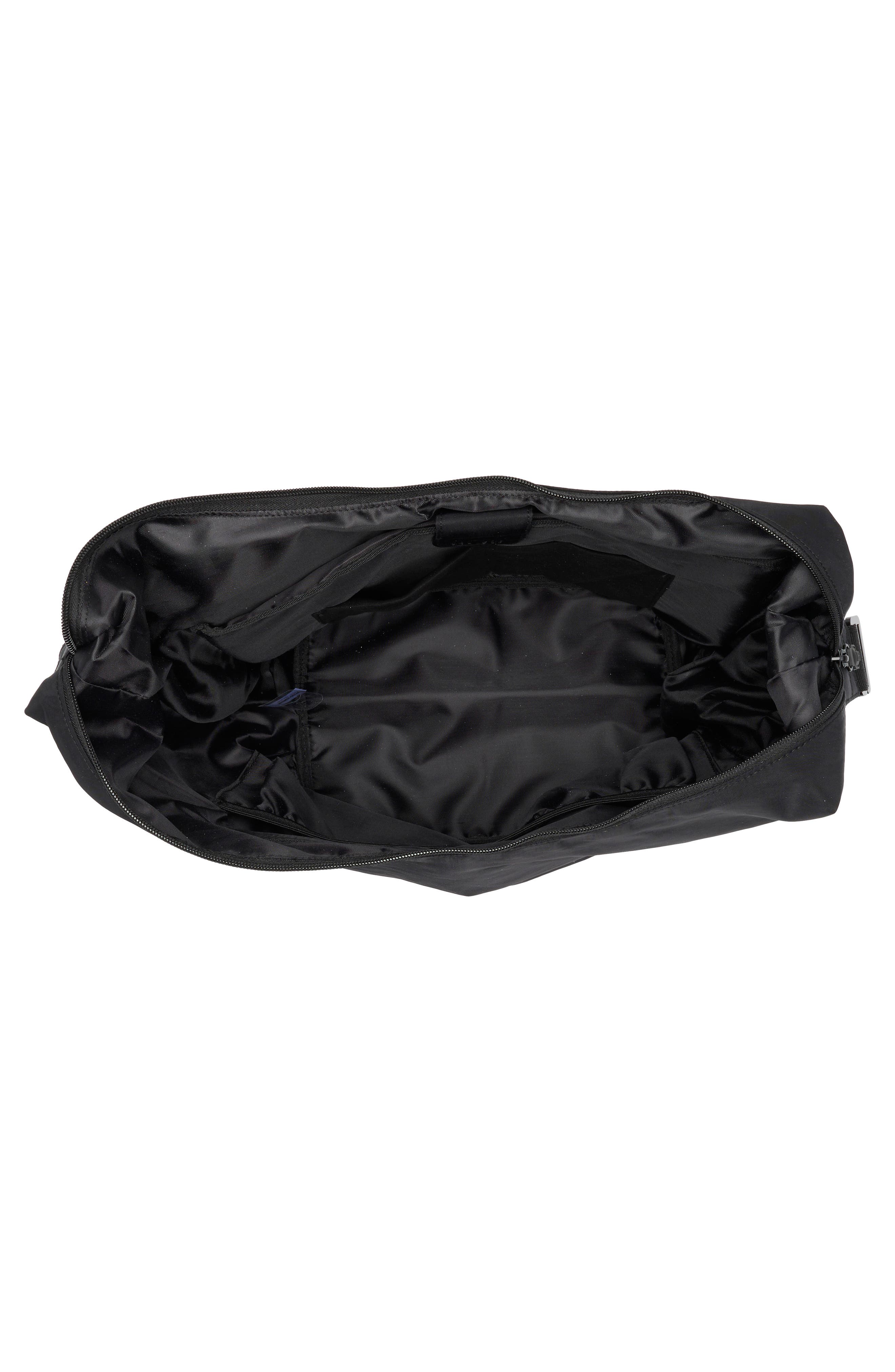 Béis The Crescent Catchall Crossbody Bag, Alternate, color, Black