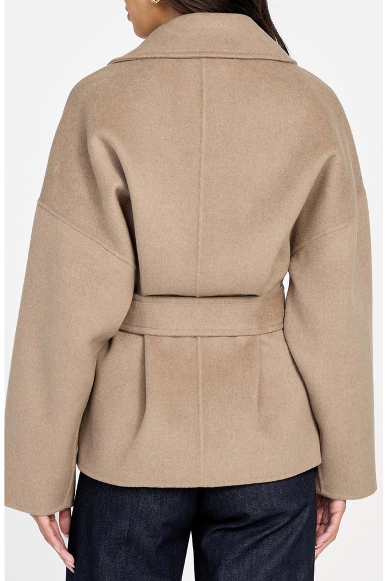 Ellla Wool Blend Wrap Coat, Alternate, color, BEIGE