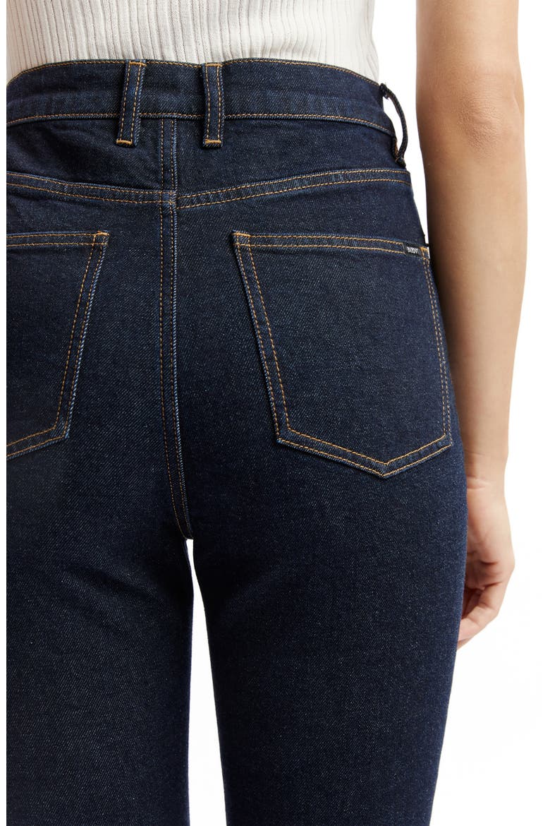 Heidi Straight Leg Crop Jeans, Alternate, color, DARK