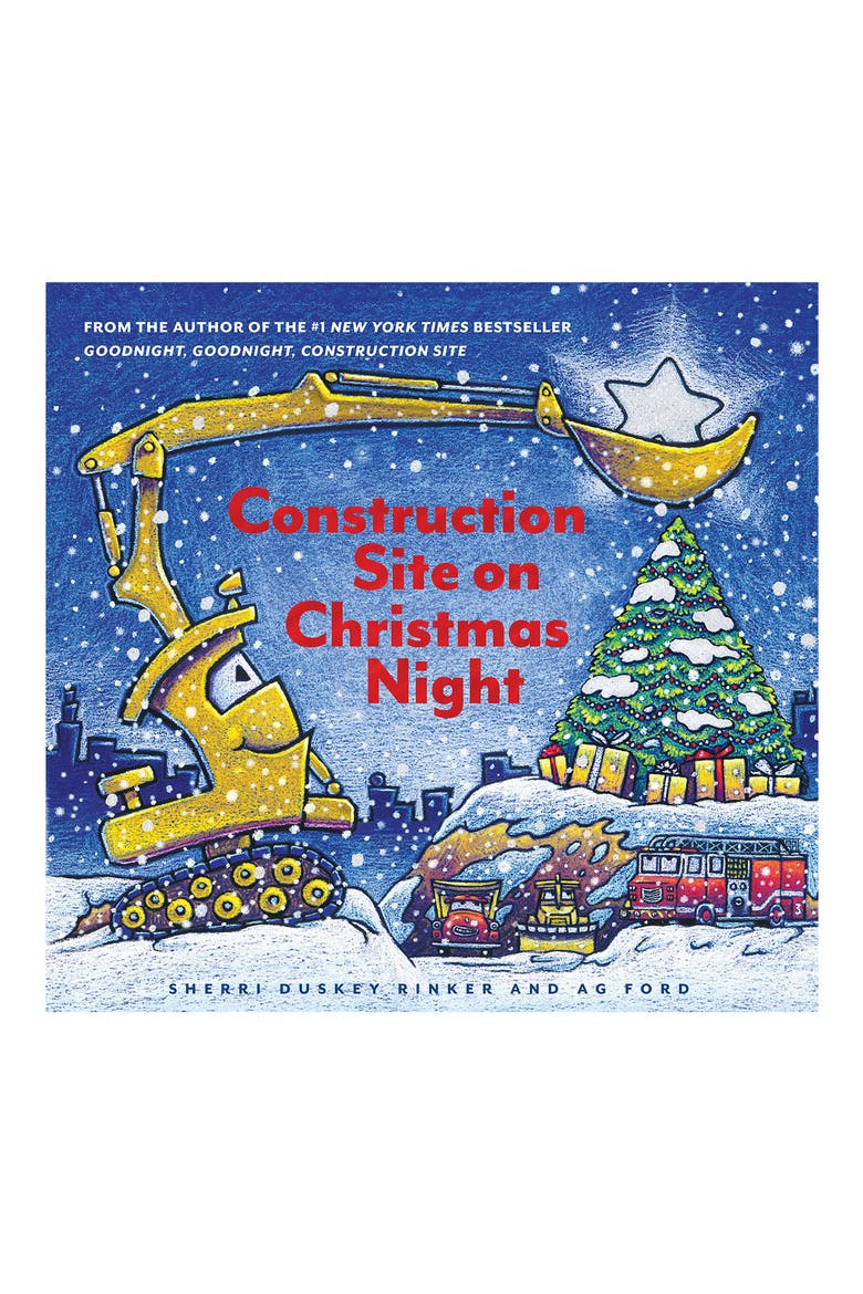'Construction Site on Christmas Night' Book, Main, color, MULTICOLOR