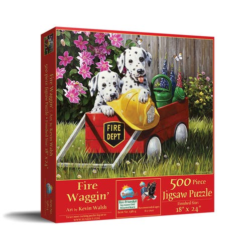 Fire Waggin' 500 piece Jigsaw Puzzle for Adults