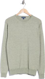 Peter Millar Linus Stripe Crewneck Sweater