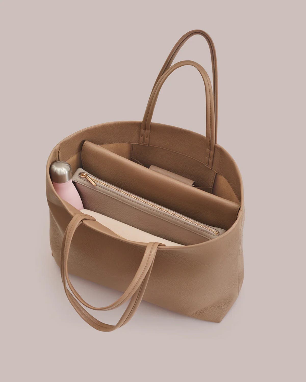 Cuyana Classic Easy Tote, Alternate, color, Cappuccino