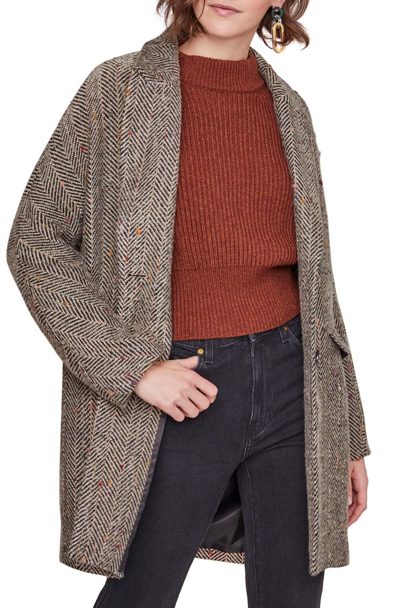 ASTR the Label Keller Peaked Lapel Coat, Main, color, 