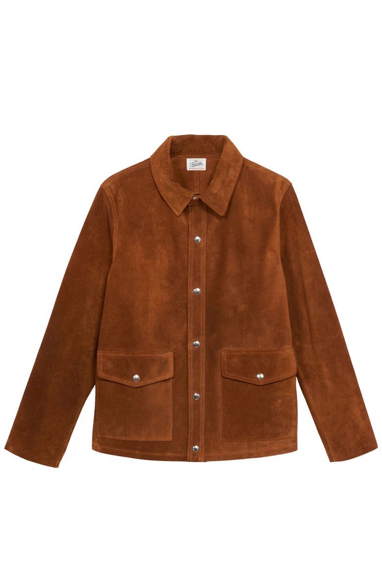 Fortela Welder Suede Leather Jacket, Main, color, Mou