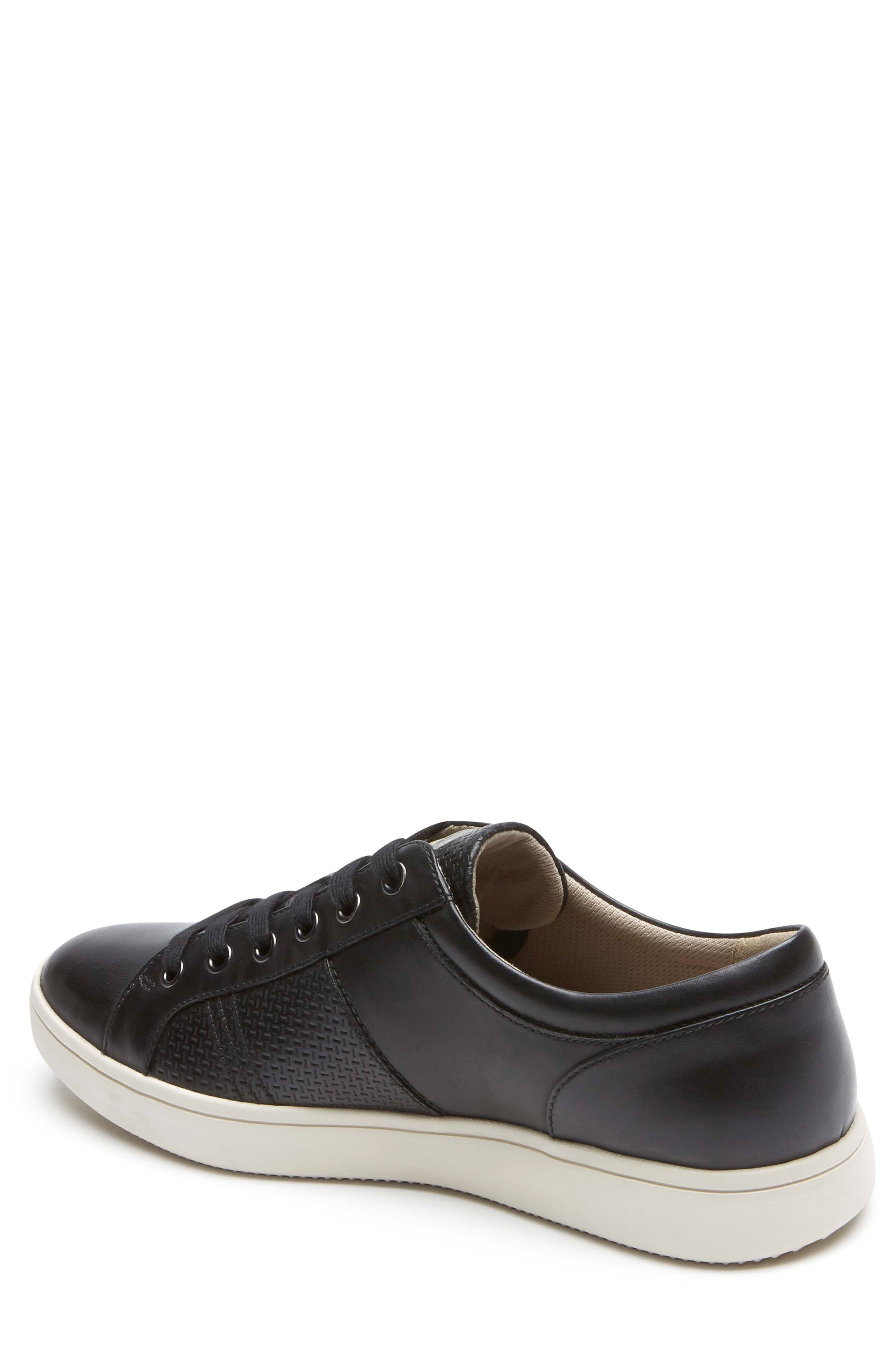 Rockport City Lites Collection Lace-Up Sneaker, Alternate, color, Black Leather