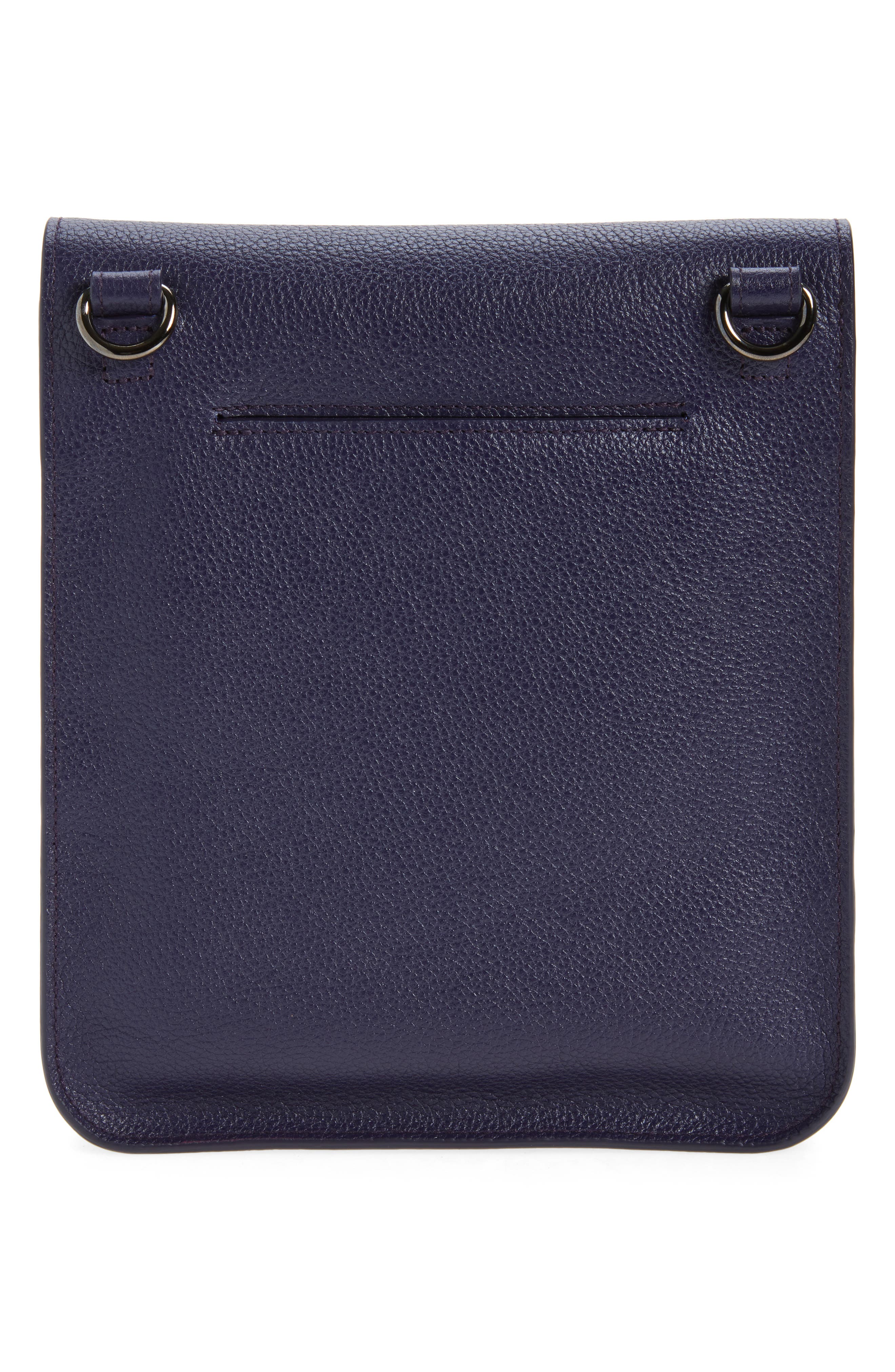 Small Anouk Leather Crossbody Bag, Alternate, color, AUBERGINE