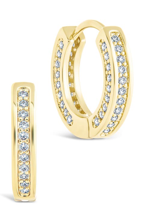 Rachel Cubic Zirconia Micro Hoop Earrings