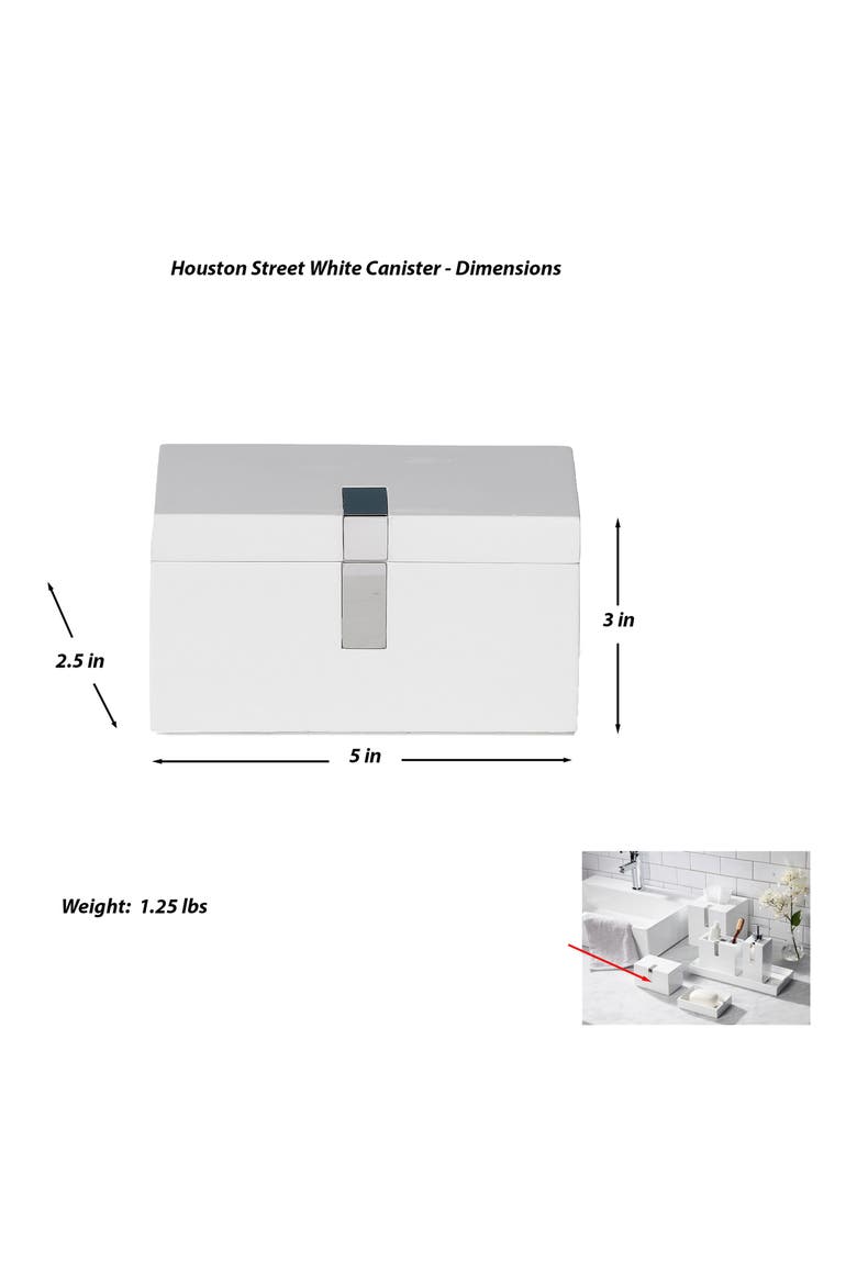 Houston Street Storage Box, Alternate, color, WHITE