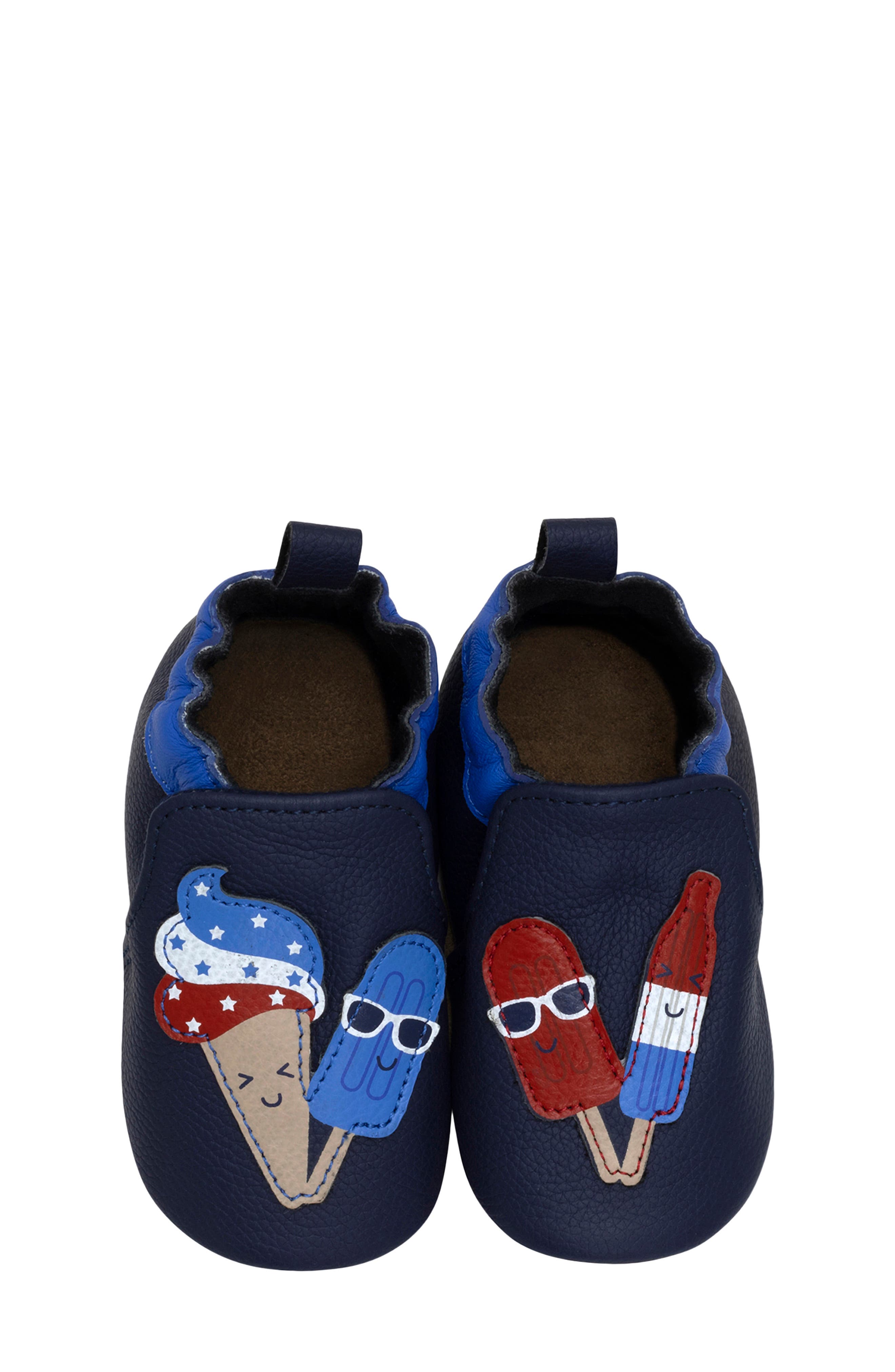 Robeez<sup>®</sup> Stay Chill Crib Shoe, Alternate, color, 