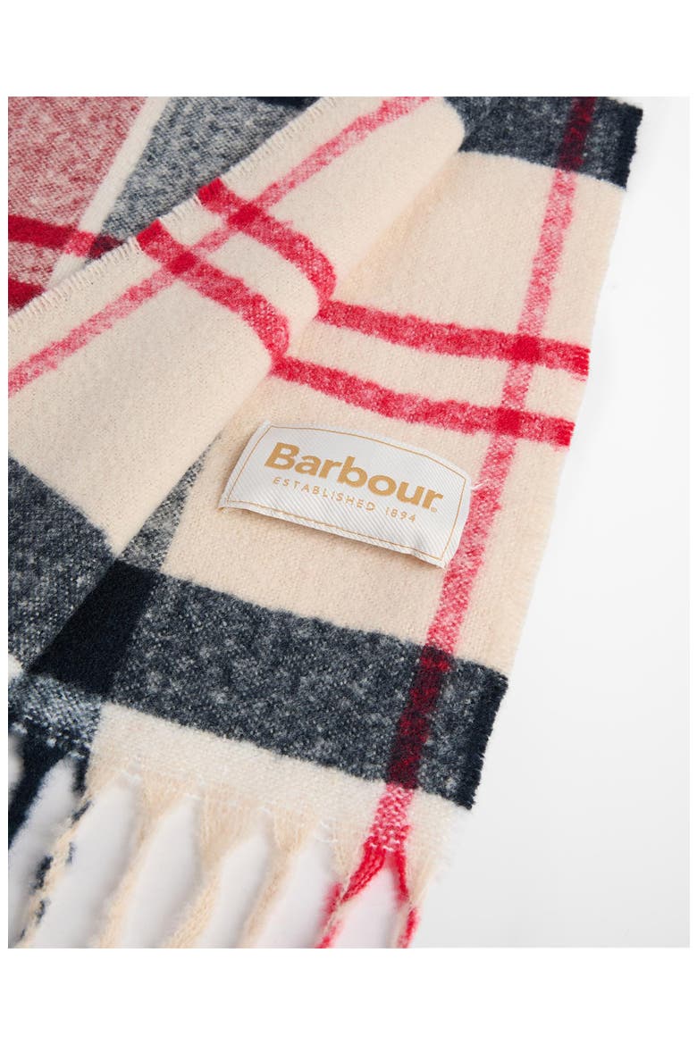 Deanna Scarf, Alternate, color, LIGHT CARDINAL TARTAN