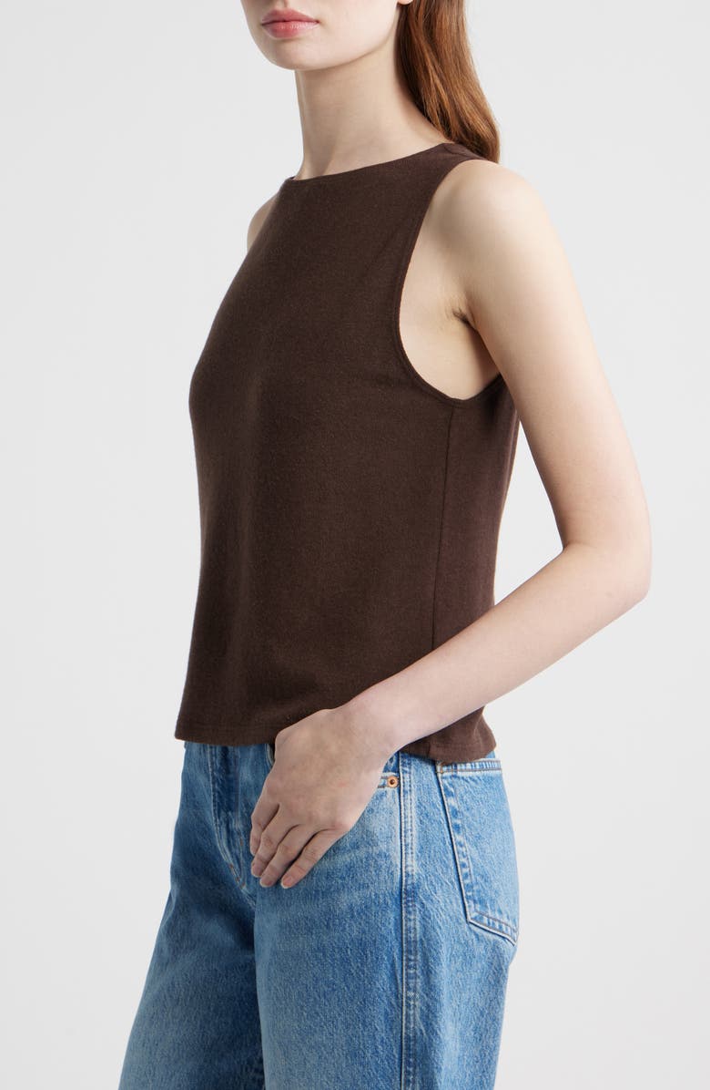 Reformation Pears Knit Tank, Alternate, color, Mole