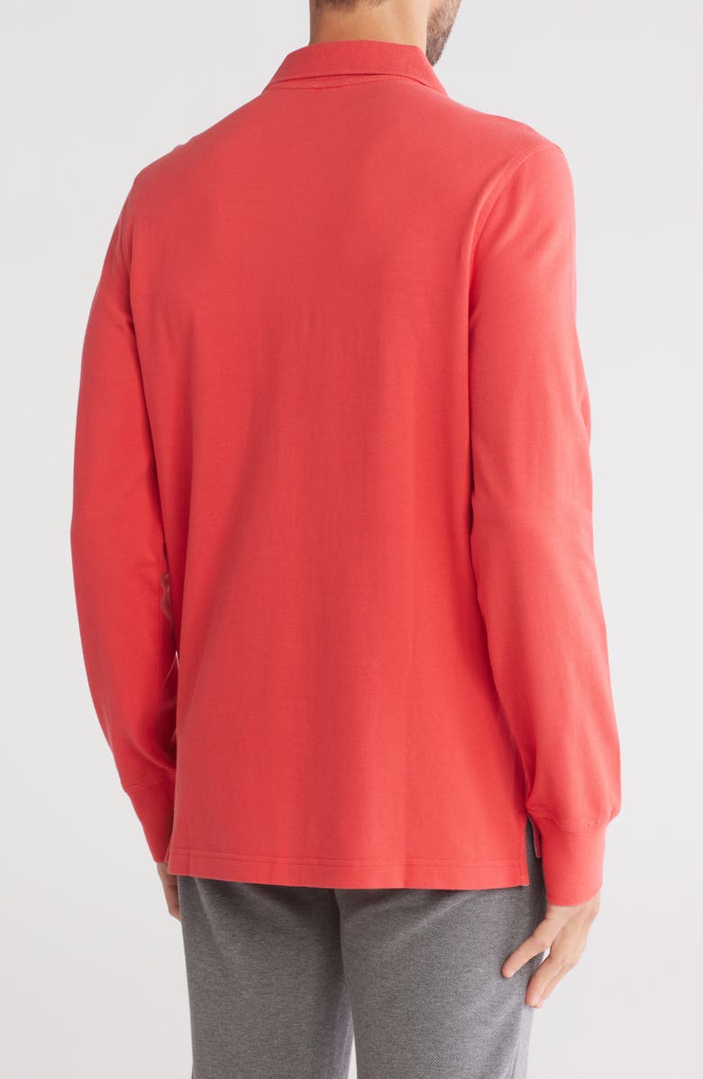 Brooks Brothers Long Sleeve Cotton Polo, Alternate, color, 