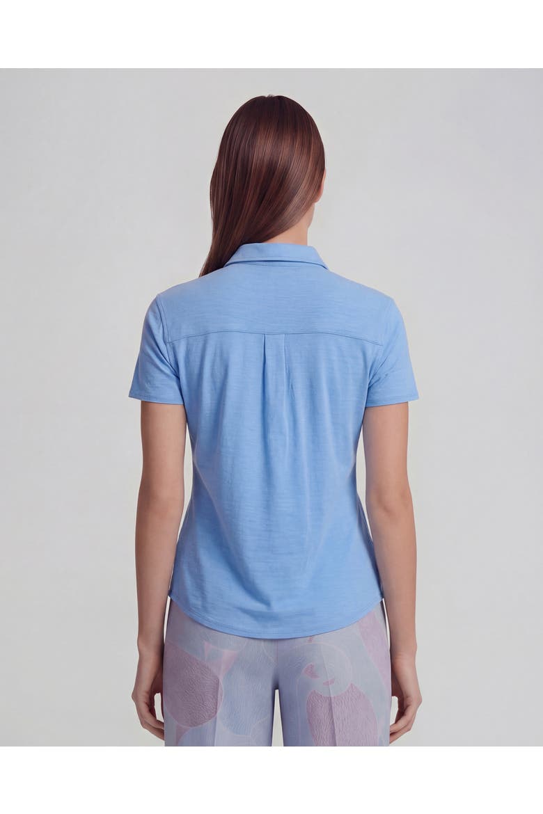Solid Womens Shirts, Alternate, color, Blue