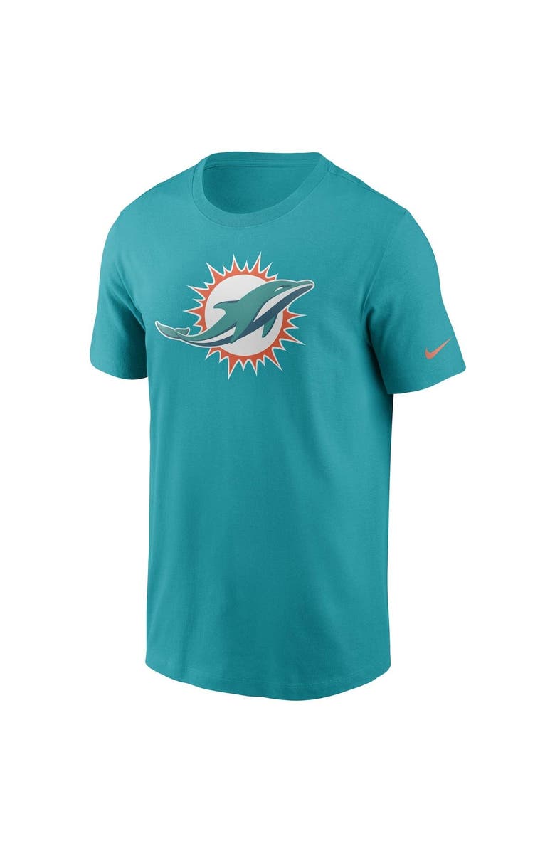 Nike Men's Nike Aqua Miami Dolphins Primary Logo T-Shirt, Alternate, color, Aqua