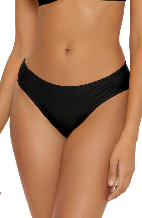 Shirred Bikini Bottoms