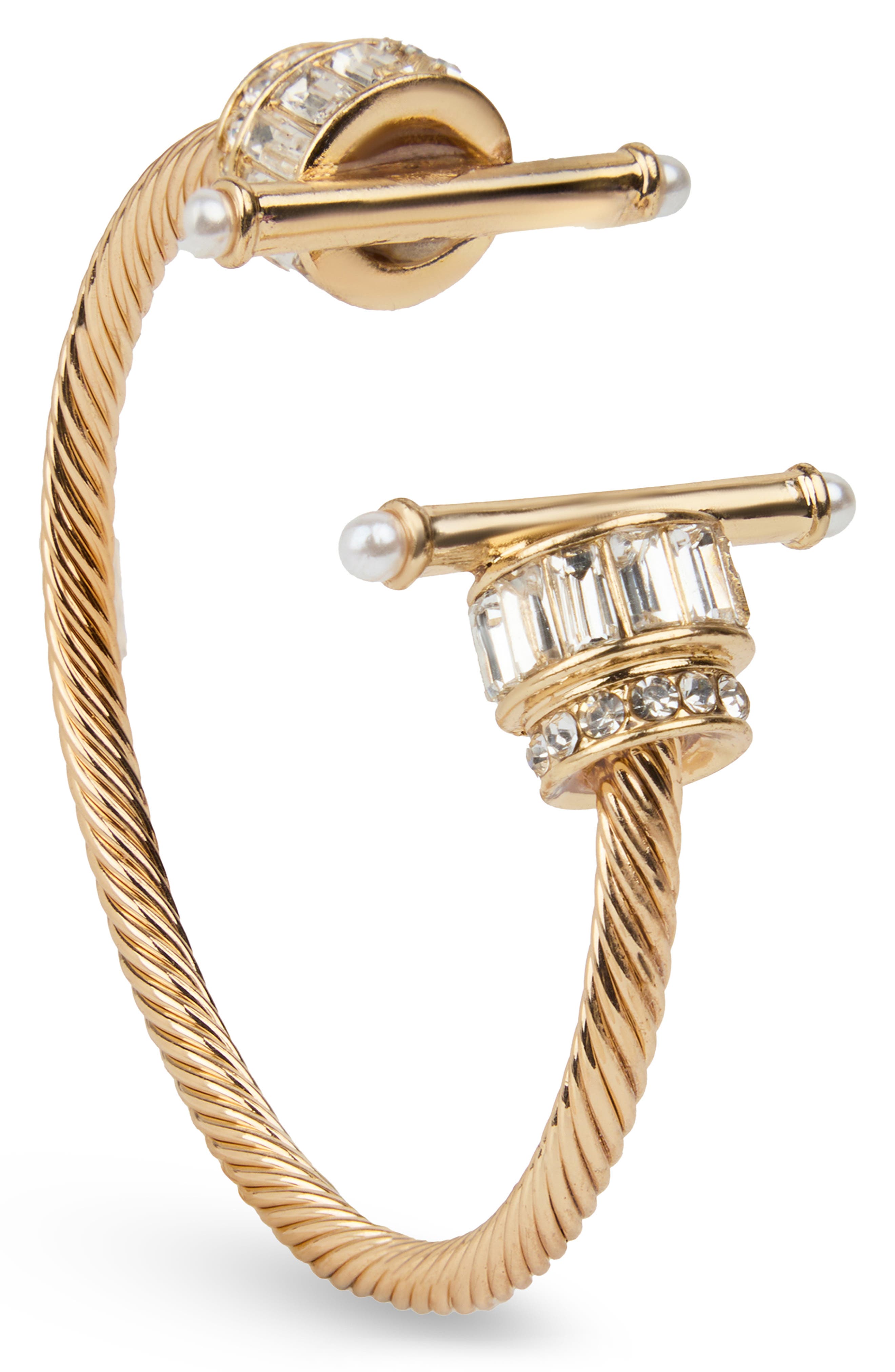SAACHI Charm Statement Cuff Bracelet