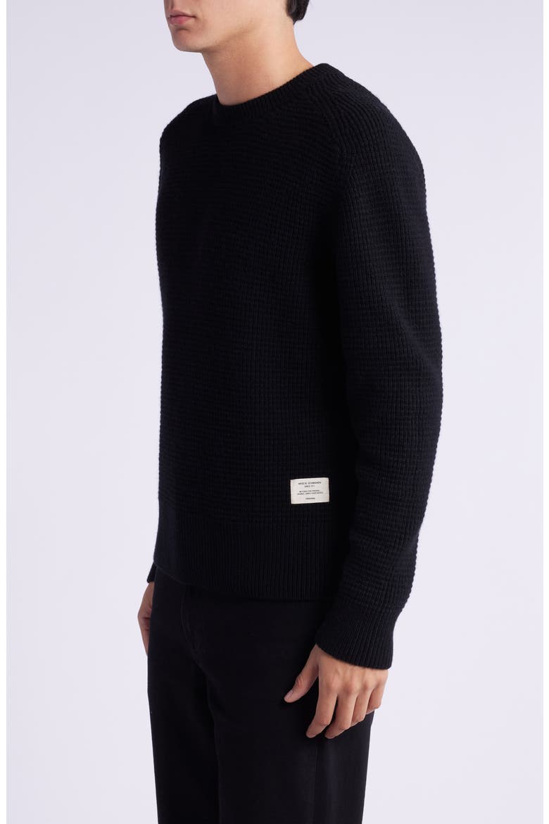 Thermal Wool & Cashmere Sweater, Alternate, color, DEEP BLACK