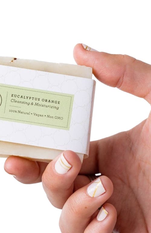 Lizush 2 X Eucalyptus Natural Cold Process Soap Bar With Essential Oils In Green