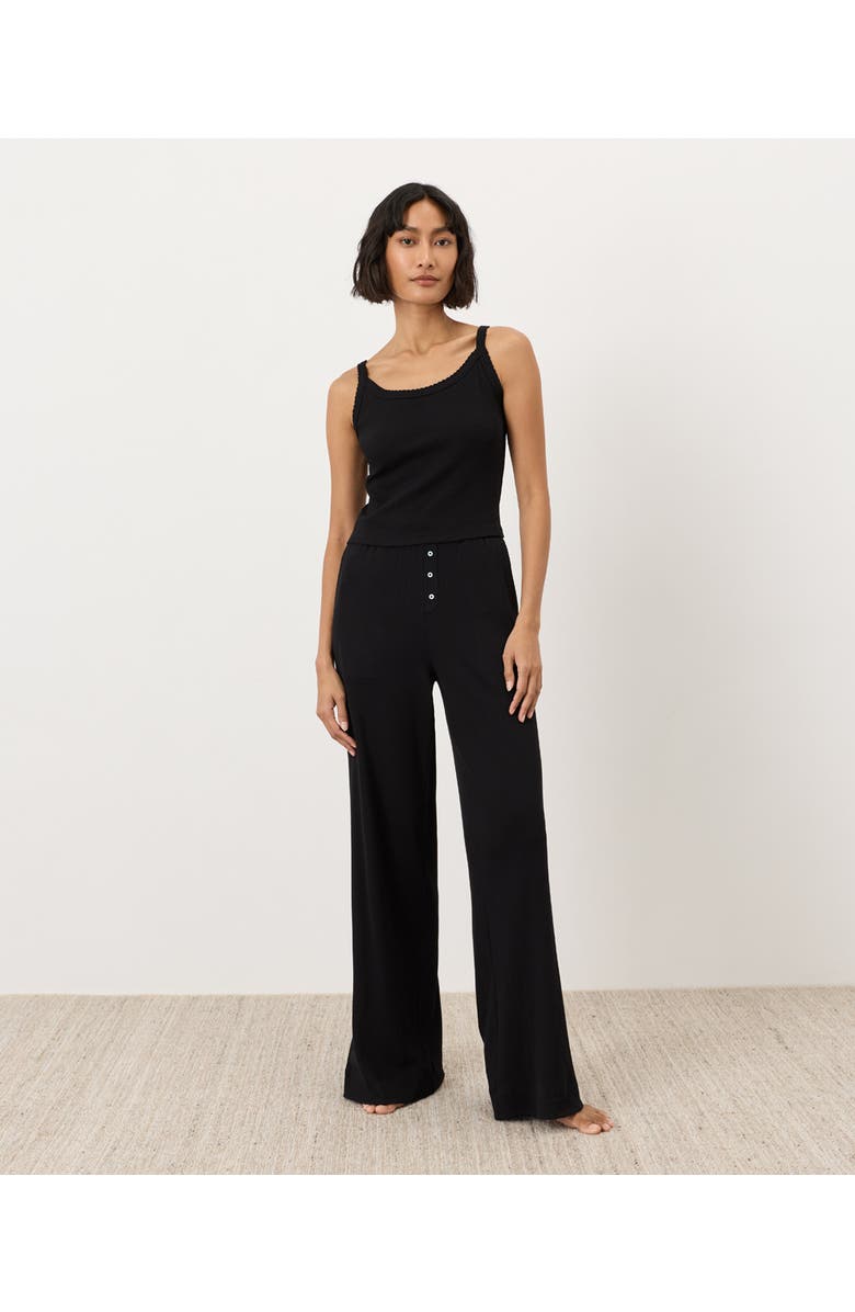 Pact Dream Rib Cami, Alternate, color, Black