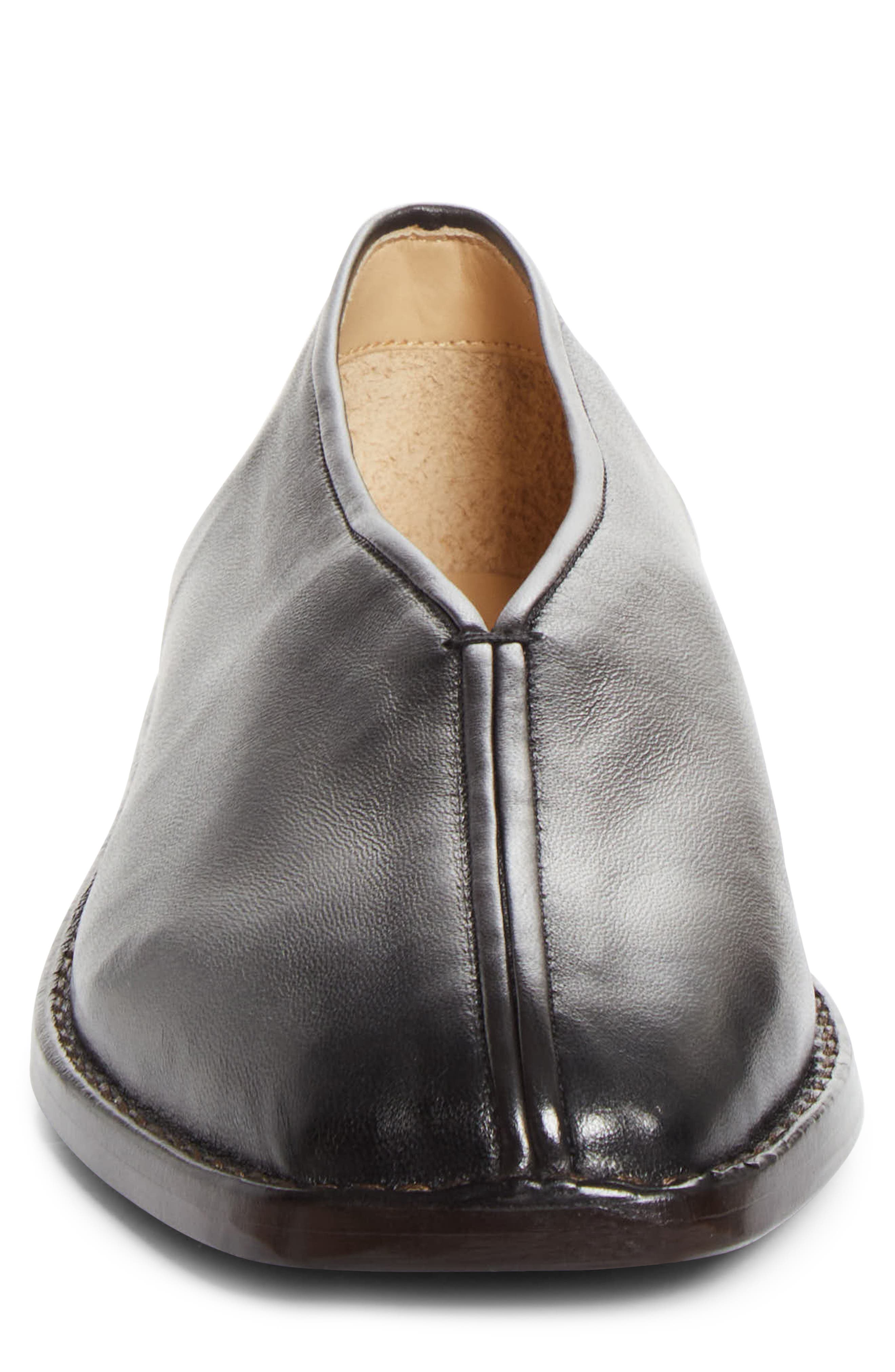 Lemaire Piped Slipper Loafer, Alternate, color, Black / Dark Chocolate