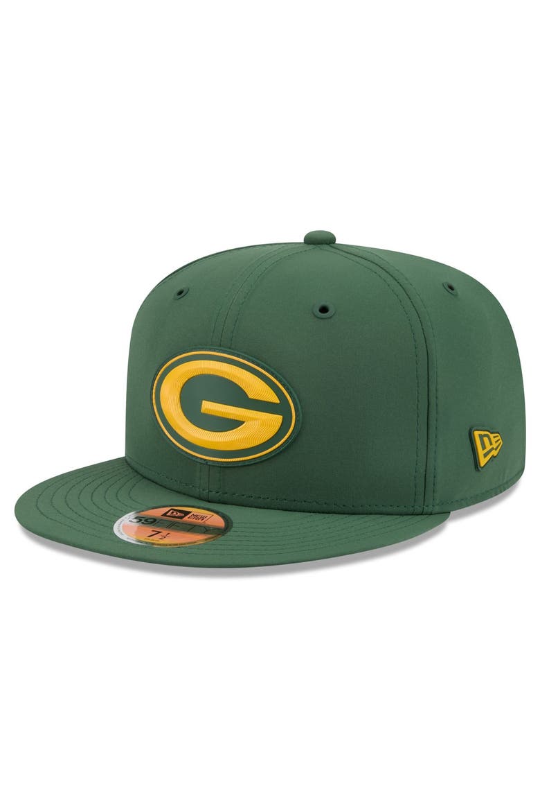 Men's New Era Green Green Bay Packers 2026 Sideline 59FIFTY Fitted Hat, Main, color, Green