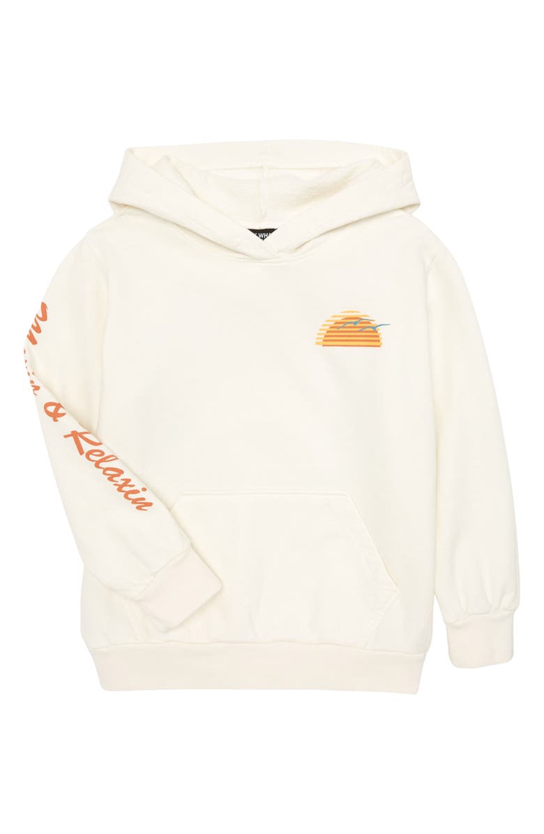 Tiny Whales Kids' Good Life Cotton Hoodie, Main, color, 