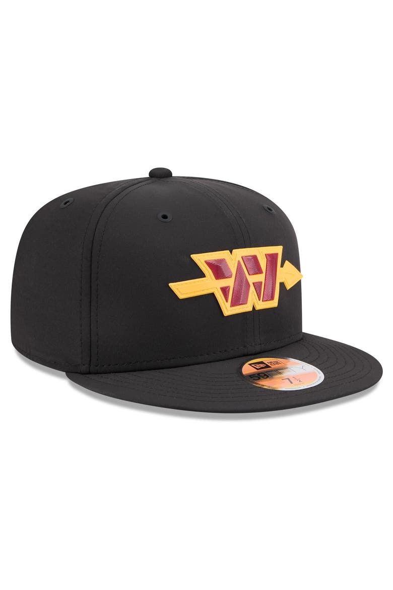 Men's New Era Black Washington Commanders 2026 Sideline Alternate 59FIFTY Fitted Hat, Alternate, color, Black
