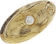 OLIVIA WELLES Ripple Effect Faux Pearl Ring