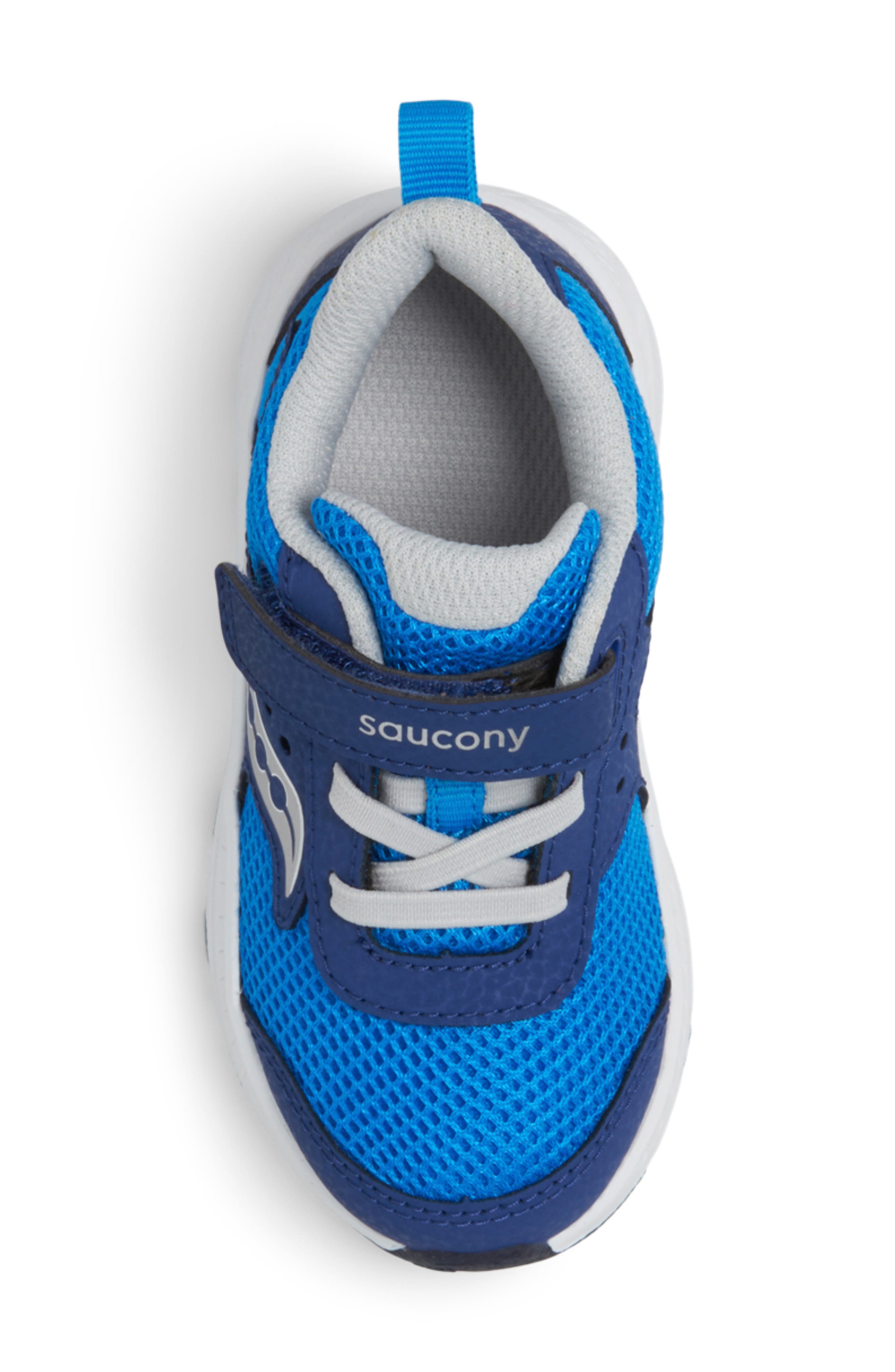 Saucony Ride Jr. Sneaker, Alternate, color, Blue/Silve