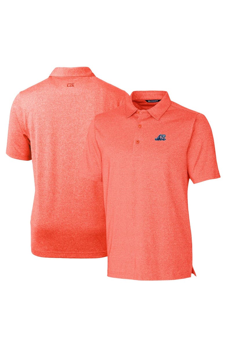 Cutter & Buck Men's Cutter & Buck Heather Orange West Michigan Whitecaps Forge Heathered Stretch Polo, Alternate, color, 