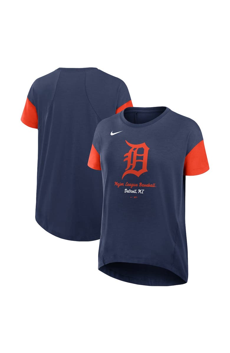 Nike Women's Nike Navy Detroit Tigers Flowy T-Shirt, Main, color, 