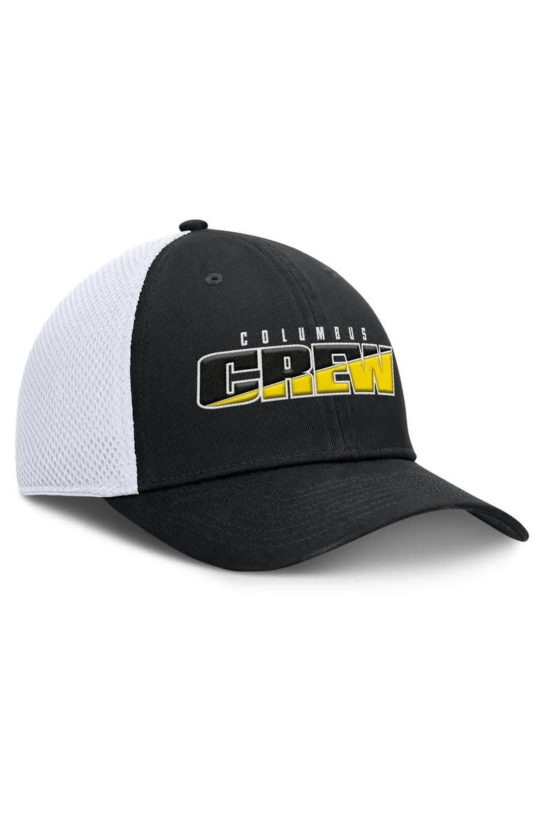 Men's Fanatics Black Columbus Crew Rocket Flex Hat, Alternate, color, Black