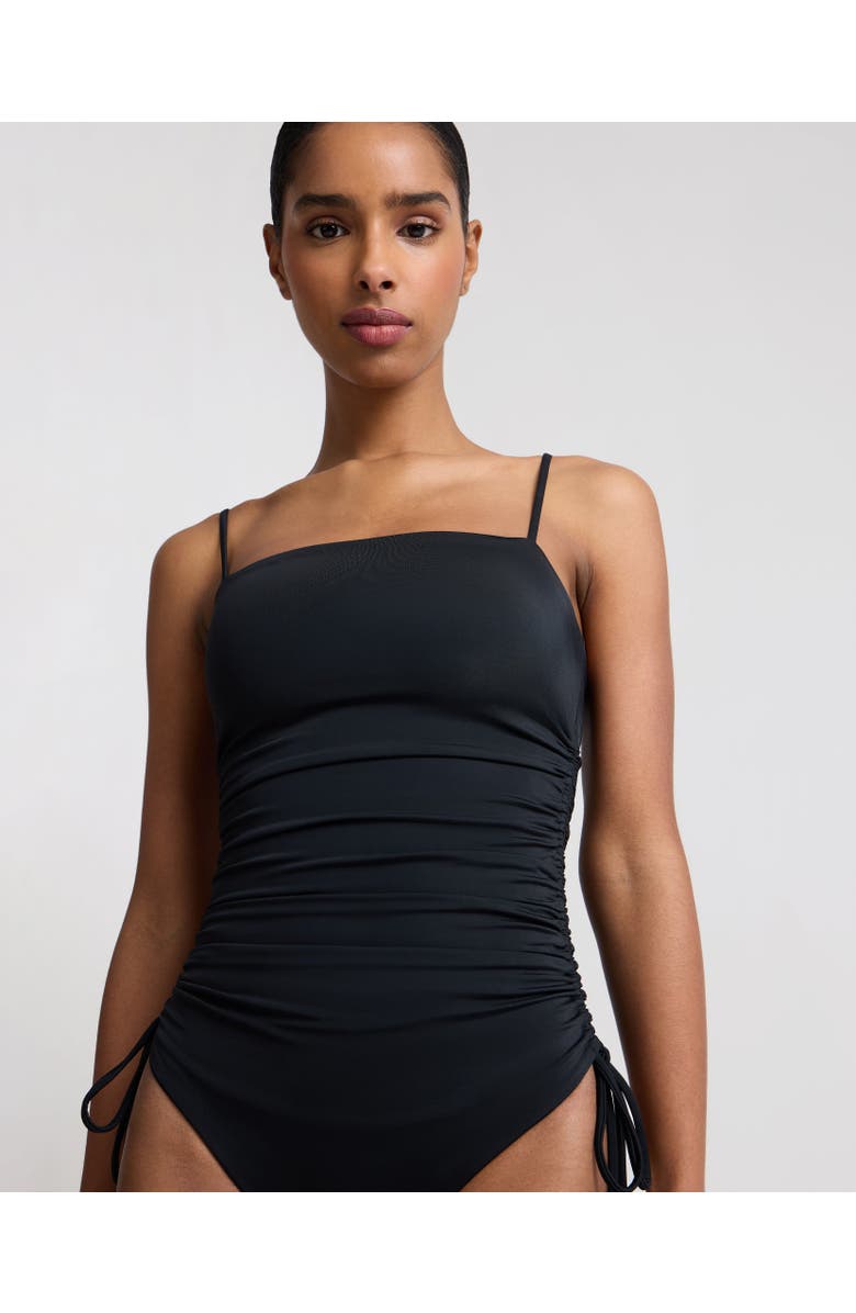 Onia Allegra Tricot One-Piece, Alternate, color, Black