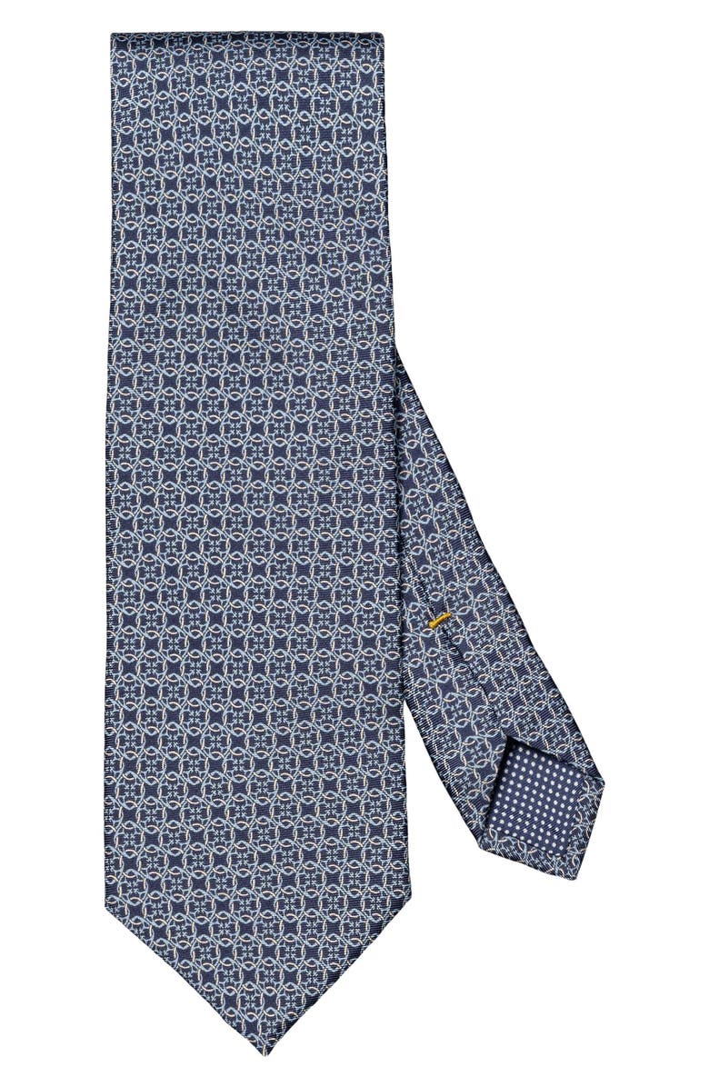 Eton Geometric SIlk Tie, Main, color,