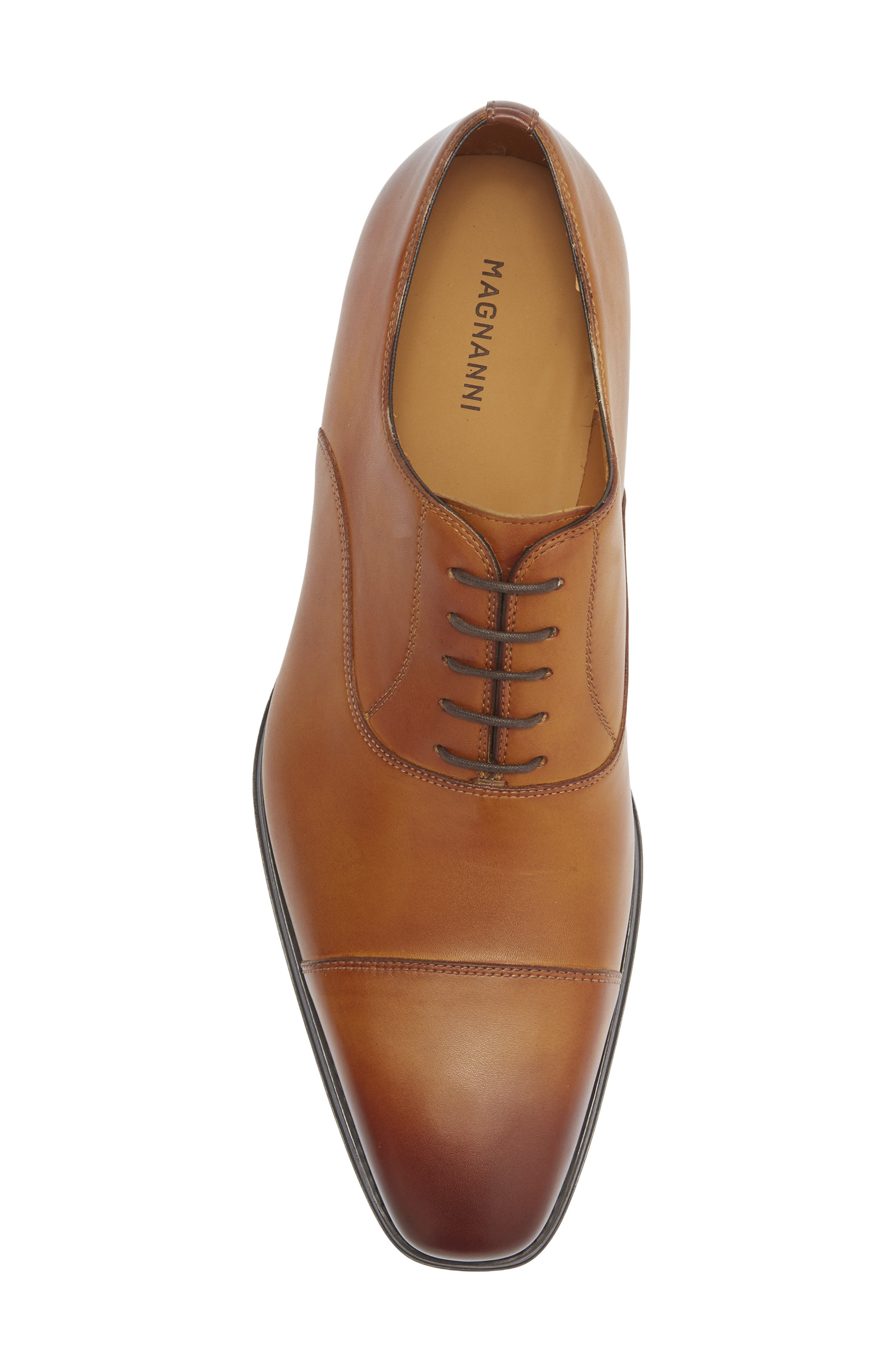 Terril Leather Oxford, Alternate, color, CUERO