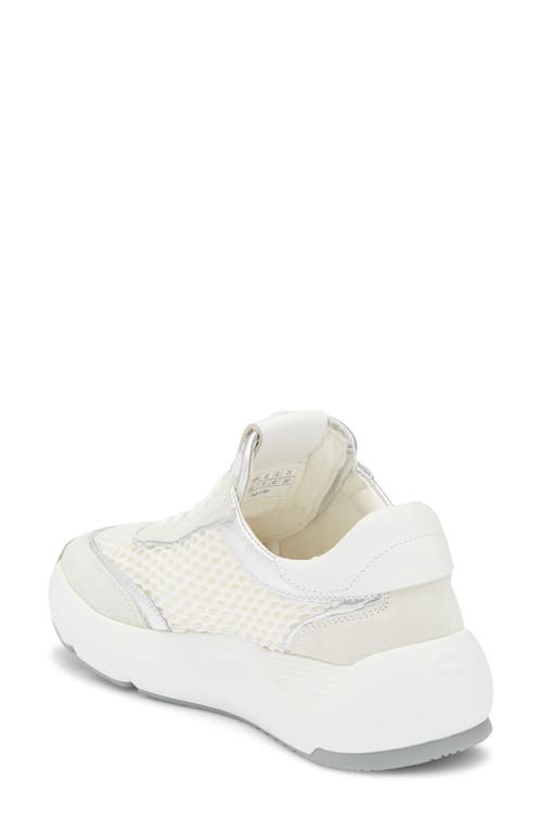 Stuart Weitzman Glide Mesh Sneaker In White