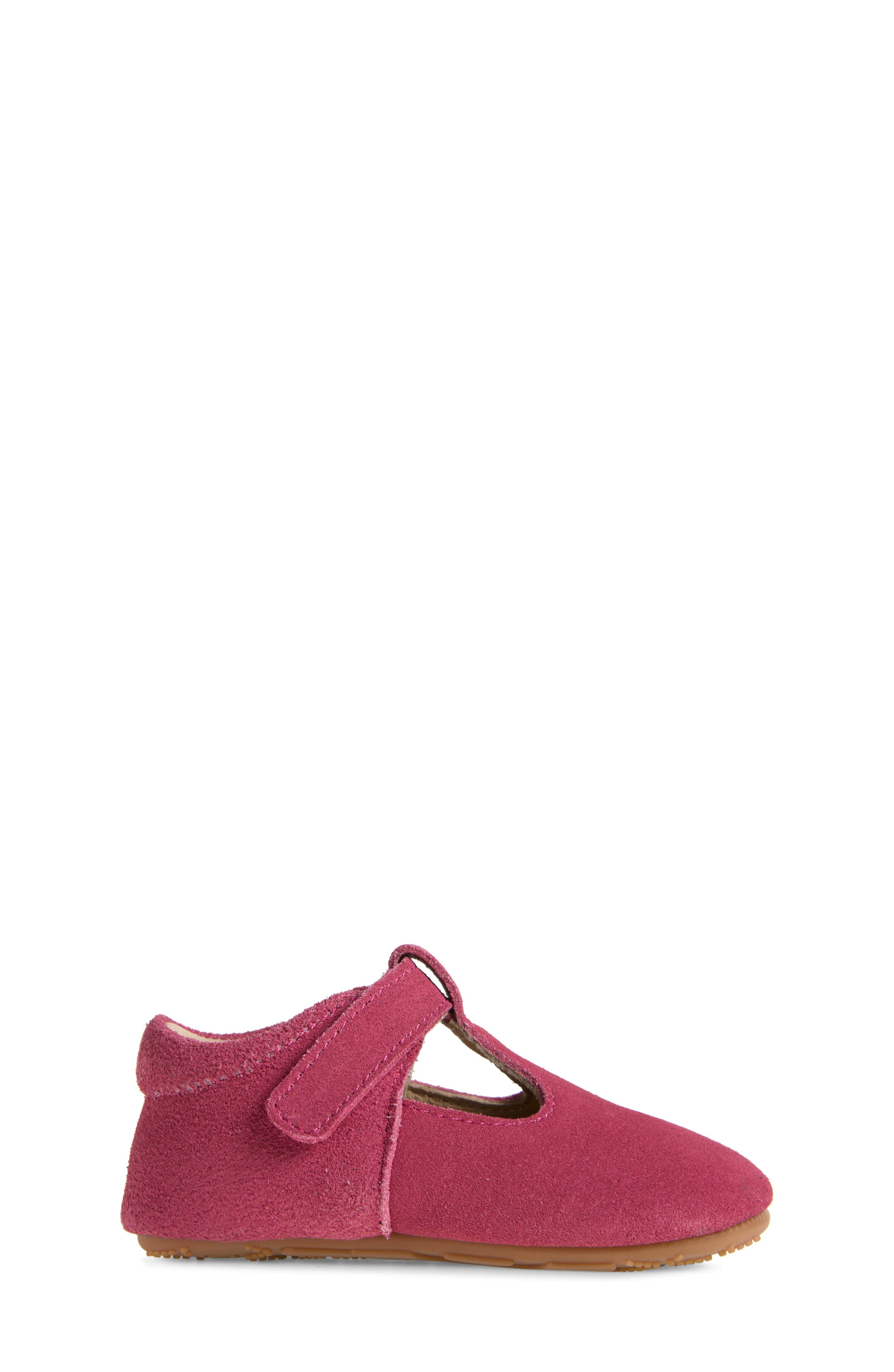 Kids' Softly Bub Mary Jane, Alternate, color, DARK PINK SUEDE