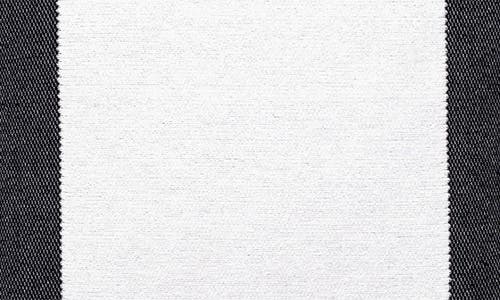 Brooks Brothers Tuxedo Border Throw Pillow In White