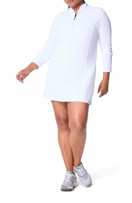 SPANX® Half-Zip Rib Minidress