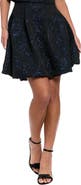 Muse Floral Jacquard Bubble Hem Skirt