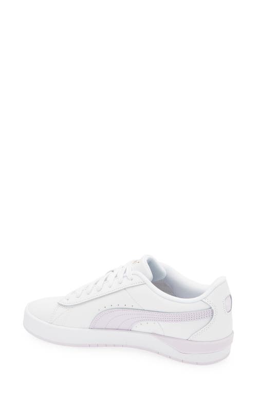 Puma Jada Classic Sneaker In  White-lilac Frost