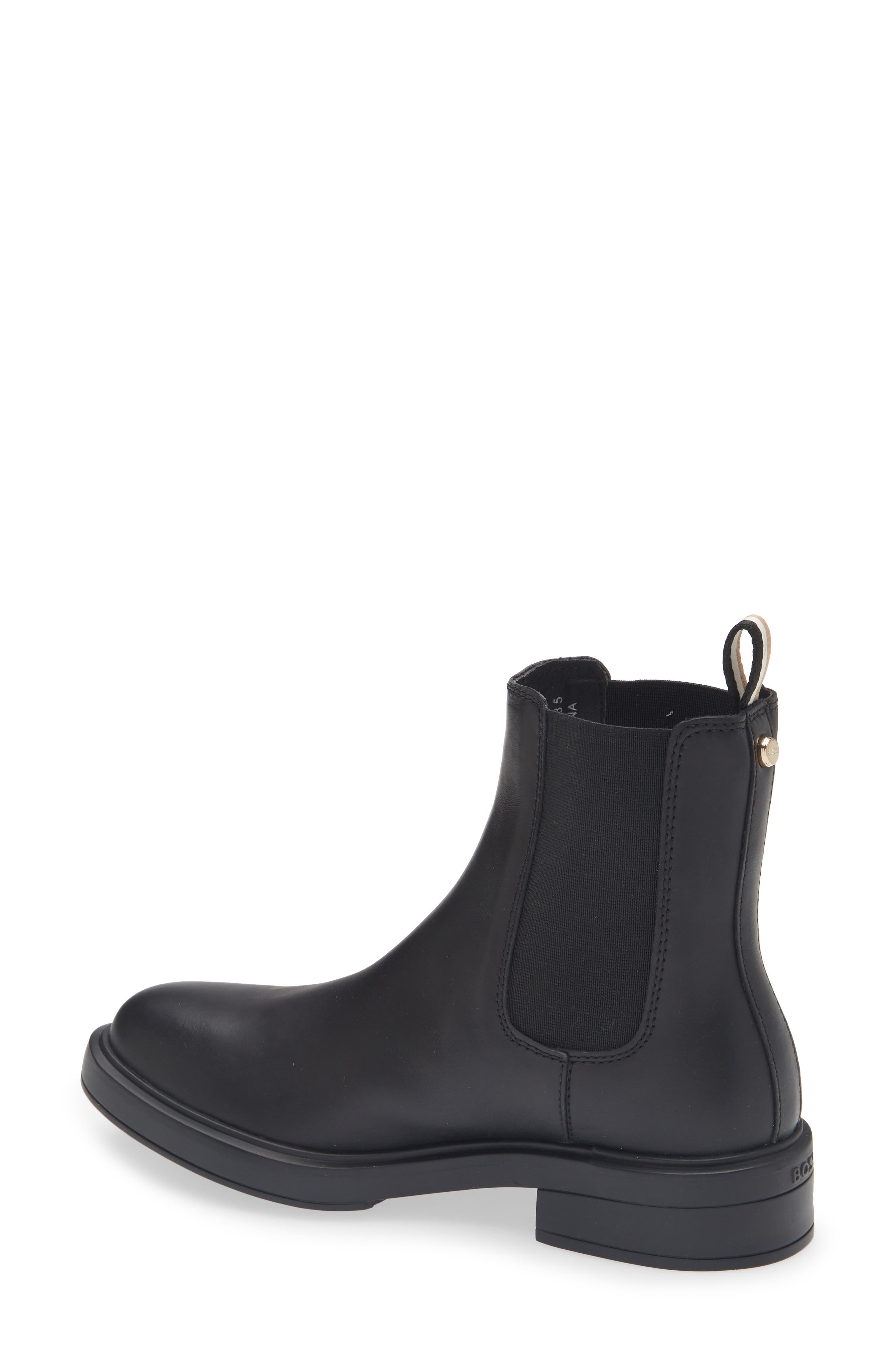 BOSS Vanity Chelsea Boot, Alternate, color, Black